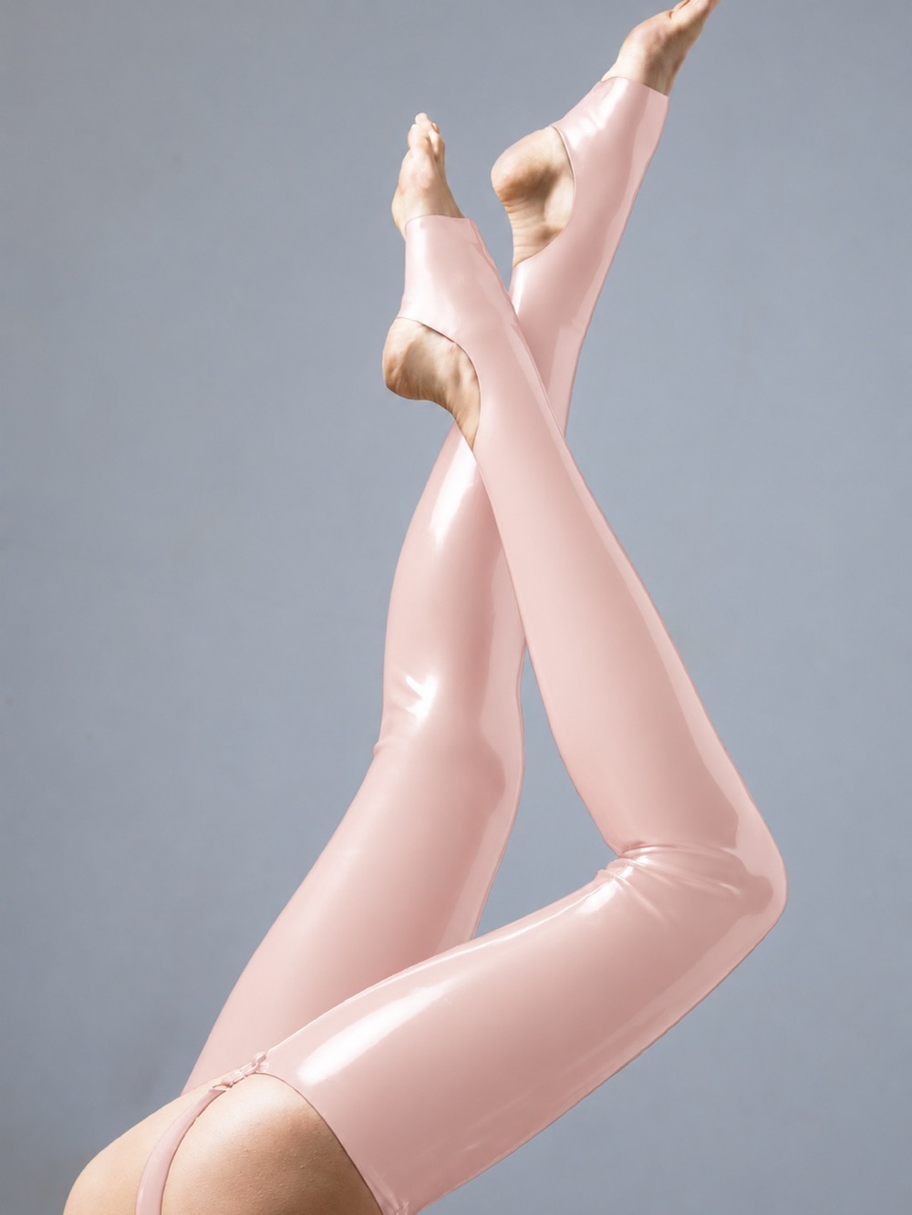 Latex Stirrup Stockings
